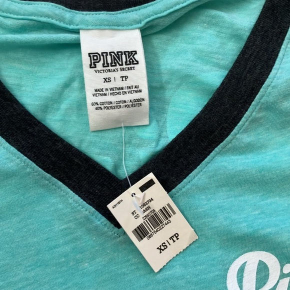 Pink by Victoria Secret baseball long t shirt - Picture 6 of 8